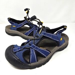 Keen Womens Shoes Newport Size 9.5M Blue Sandal Athletic Sport Pre Owned vq